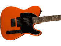 Fender Squier FSR Affinity HH Laurel Fingerboard Black Pickguard Matching Headstock Black Hardware Metallic Orange